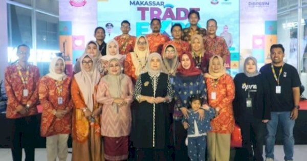 Semangati Pelaku UMKM, Aliyah Mustika Ilham Tinjau Tenant di Makassar Trade Expo