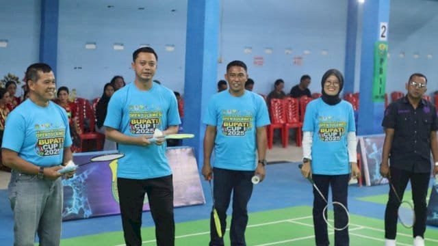 Kejuaraan Bulutangkis Open Sulawesi Bupati Cup I 2025 Resmi Bergulir di Lutim