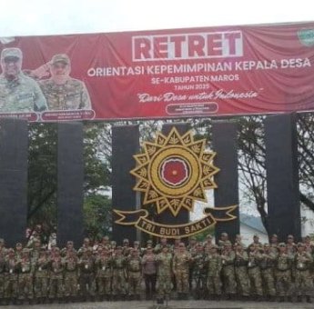 Retret Kepemimpinan Desa Maros Ditutup Meriah