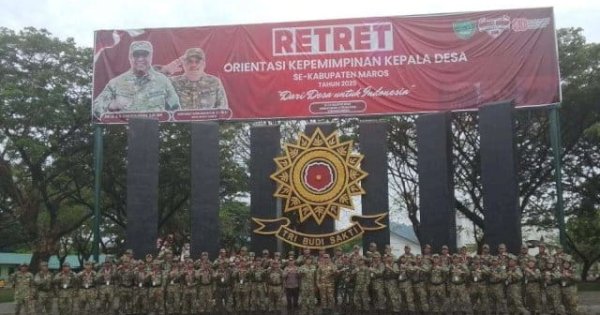Retret Kepemimpinan Desa Maros Ditutup Meriah
