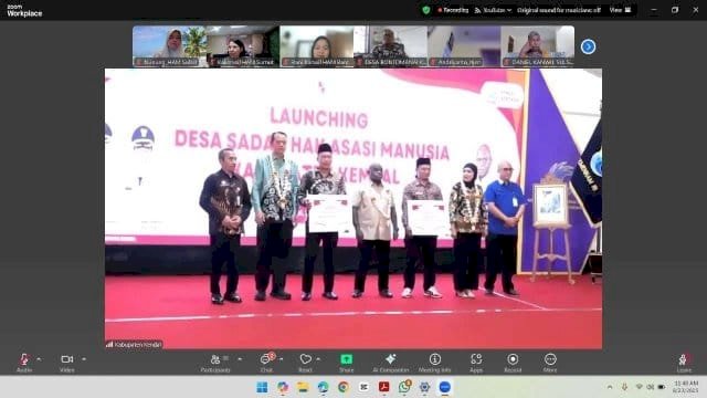 Dua Desa Sulsel Resmi Dinobatkan Desa Sadar HAM