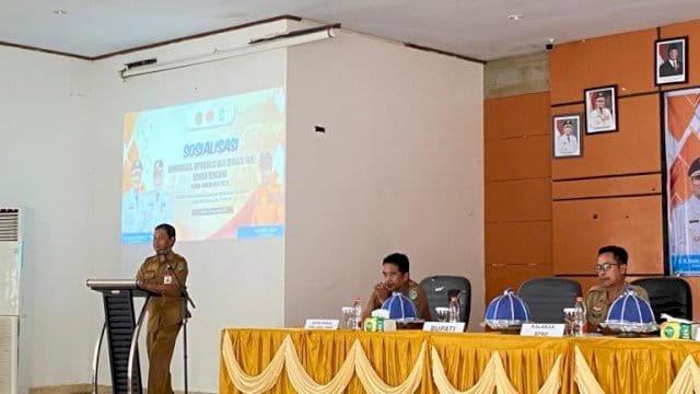 Badan Penanggulangan Bencana Daerah (BPBD) menggelar kegiatan Sosialisasi, Komunikasi, Informasi, dan Edukasi (KIE) Rawan Bencana.