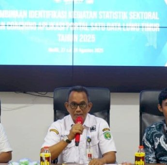 Pemkab Lutim Gelar Pembinaan Statistik Sektoral dan Coaching Portal Satu Data