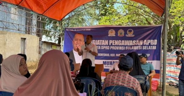 Disambut Hangat Warga Pangkep, Muhammad Sadar Tanggapi Aduan Infrastruktur
