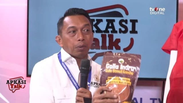 Bupati Sidrap, Syaharuddin Alrif tampil sebagai narasumber dalam sesi Apkasi Talk di ajang Apkasi Otonomi Expo 2025, Nusantara Hall ICE BSD, Tangerang.