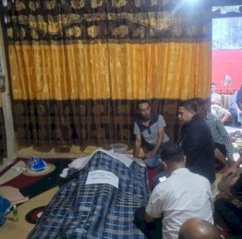 Munafri Arifuddin Melayat di Rumah Duka Fotografer DPRD Kota Makassar