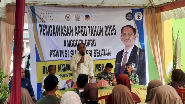 Anggota DPRD Provinsi Sulawesi Selatan, Mahmud La Kaiya (Malaka).