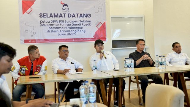 PSI Sulsel Lanjutkan Roadshow Politik, Kini Sapa Kader di Luwu Utara