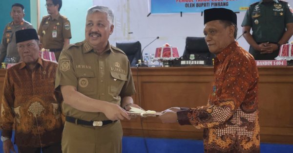 PWRI Pinrang Dikukuhkan, ASN Pensiun Didorong Tetap Produktif