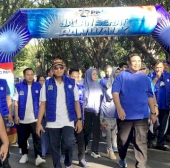 27 Pengemudi Ojol Maros Dapat Bantuan di Jalan Sehat PANWalk
