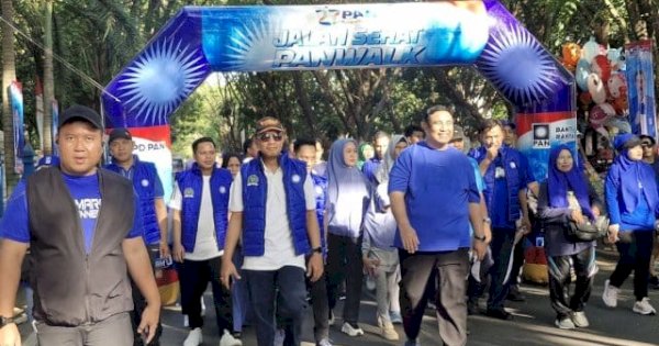 27 Pengemudi Ojol Maros Dapat Bantuan di Jalan Sehat PANWalk