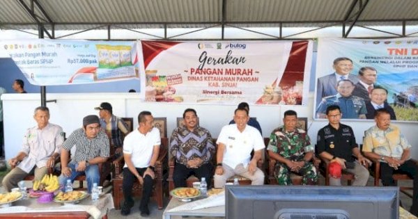 Pemkab Sinjai Hadiri Launching Gerakan Pangan Murah Nasional
