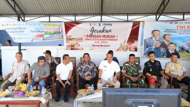 Pemkab Sinjai Hadiri Launching Gerakan Pangan Murah Nasional