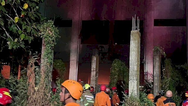 Kerugian Sementara Kebakaran DPRD Makassar Capai Rp253 Miliar