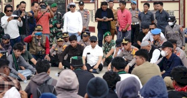Bupati Soppeng Turun Langsung Terima Aspirasi Rakyat, Ditampung-Apresiasi Aksi Damai