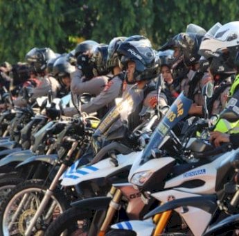 Polda Sulsel lakukan Patroli Skala Besar di Kota Makassar
