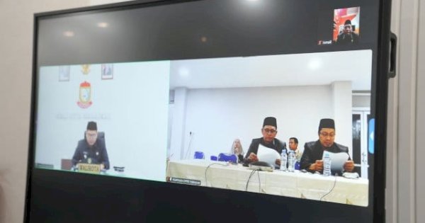 Paripurna Virtual DPRD Makassar, Wali Kota Munafri Paparkan Strategi Efisiensi APBD 2025