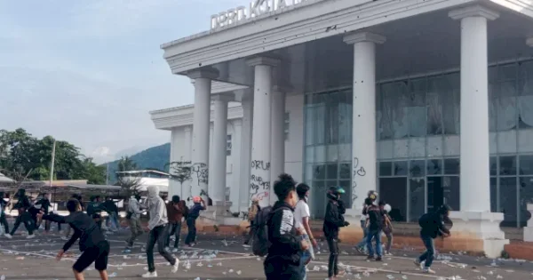 Gedung DPRD Palopo Rusak Parah Akibat Demo Ricuh, Kerugian Ditaksir Capai Rp 1 Miliar