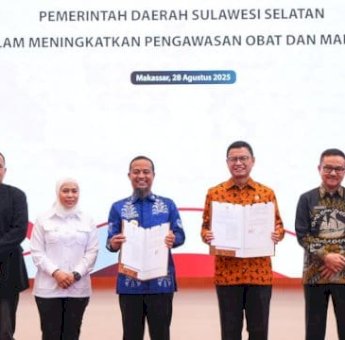 Gubernur Sulsel-BPOM Teken MoU Hibah Lahan dan Pendirian Politeknik Rp1,7 Triliun