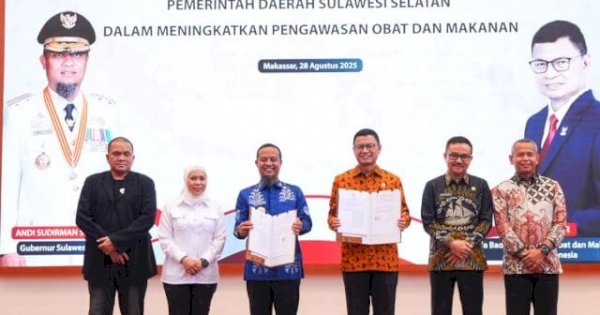Gubernur Sulsel-BPOM Teken MoU Hibah Lahan dan Pendirian Politeknik Rp1,7 Triliun