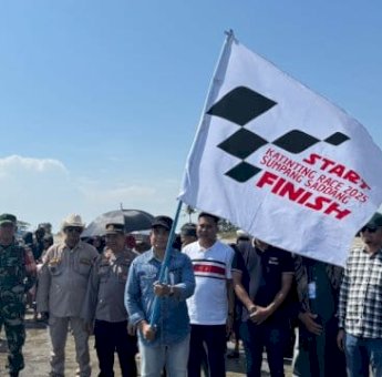 Wabup Pinrang Buka Katinting Race Sumpang Saddang 2025, Dorong Sportivitas dan Wisata Daerah