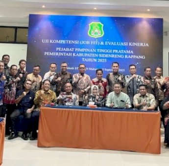 21 Pejabat Sidrap Ikuti Jobfit dan Evaluasi Jabatan di STIA-LAN Makassar