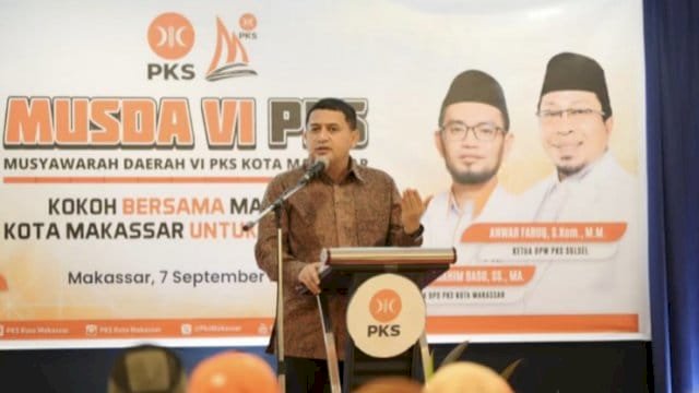 Sambut Musda PKS, Munafri: Mari Satukan Energi untuk Kesejahteraan Warga