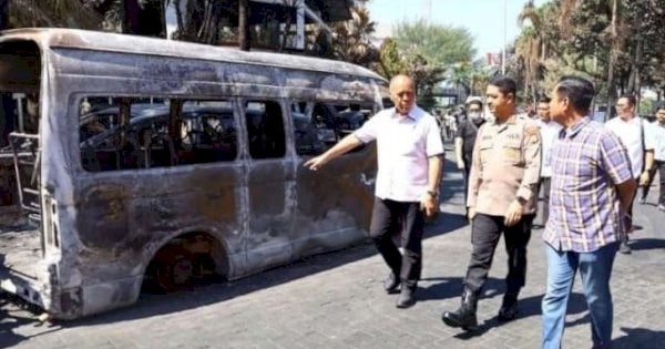 Mabes Polri Pantau Pembakaran Aset Negara di Makassar