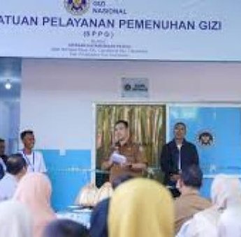 Bupati Pangkep Yusran Lalogau Resmikan Dapur Makan Bergizi Gratis Keenam di Labakkang