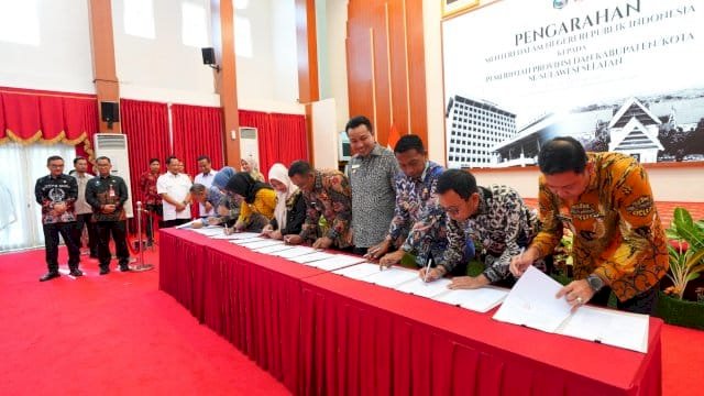 Bupati Soppeng Suwardi Haseng Ikuti Pengarahan Mendagri.