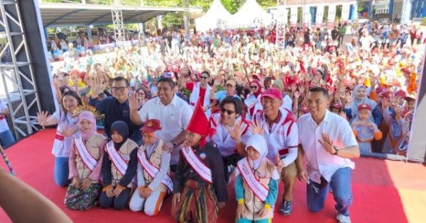 Wings for UNICEF dan Nuvo Family Gelar Kampanye Hidup Sehat di Maros, Bupati Chaidir Syam Apresiasi
