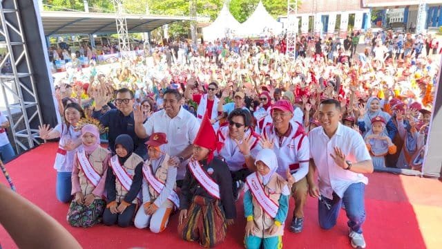 Wings for UNICEF dan Nuvo Family Gelar Kampanye Hidup Sehat di Maros, Bupati Chaidir Syam Apresiasi