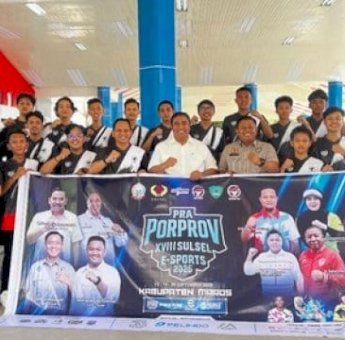 Bupati Maros Chaidir Syam Lepas Kontingen ESI ke Pra Porprov XVIII Sulsel