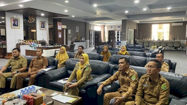 Wakil Bupati Sidrap, Nurkanaah, mengikuti pelaksanaan Pemeriksaan Kepatuhan Pendahuluan atas Belanja Daerah Tahun Anggaran (TA) 2024 dan 2025.