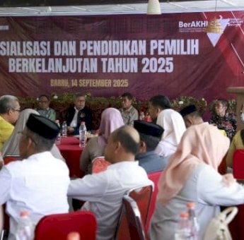 Ketua DPRD Barru Hadiri Sosialisasi Pendidikan Pemilih Berkelanjutan