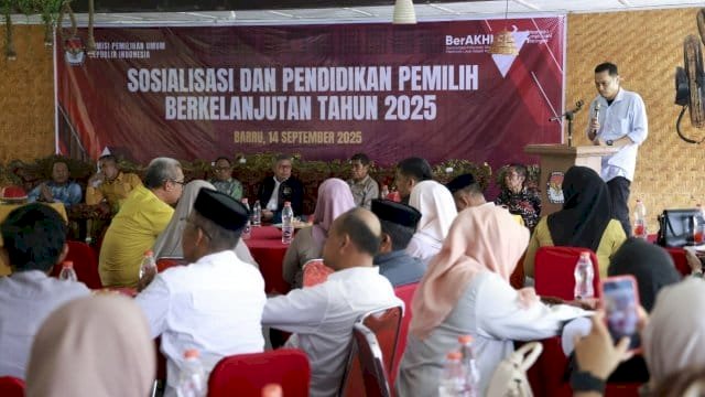 Ketua DPRD Barru Hadiri Sosialisasi Pendidikan Pemilih Berkelanjutan