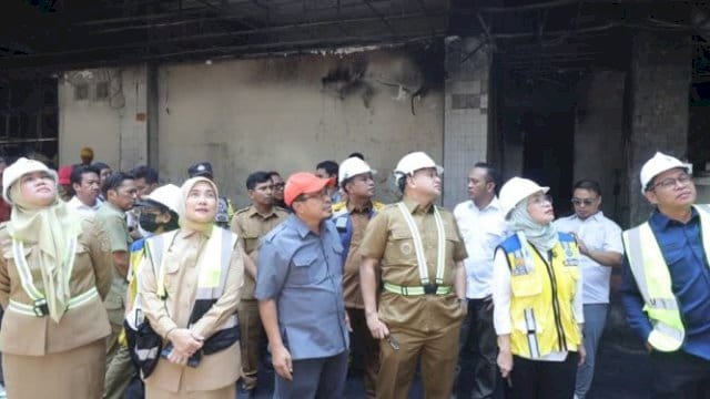 Munafri-Aliyah, Supratman Dampingi Dirjen Cipta Karya Tinjau Gedung DPRD Makassar.