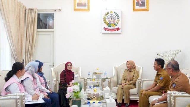 Wakil Gubernur Sulawesi Selatan, Fatmawati Rusdi, menerima silaturahmi Srikandi PLN Unit Induk Distribusi (UID) Sulselrabar.