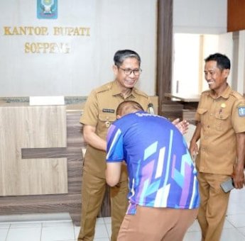 Wabuo Soppeng Lepas Kontingen Tenis Meja ke Ajang Pra Porprov XVIII Sulsel
