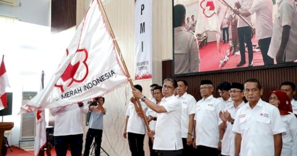 Pengurus PMI Soppeng Periode 2025–2030 Dilantik Langsung Oleh Ketua PMI Sulsel Adnan Purichta Ichsan