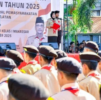 Wagub Sulsel Fatmawati Rusdi Buka Perkemahan Pramuka Warga Binaan se-Sulsel
