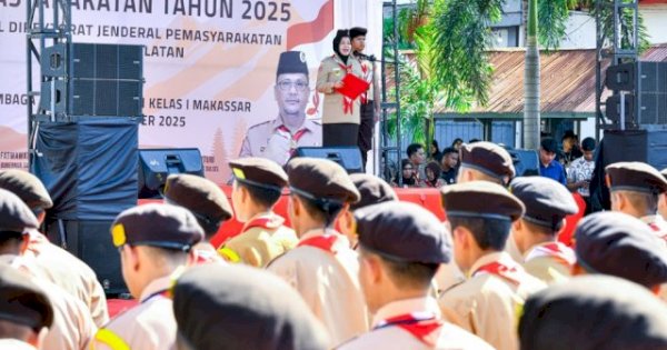 Wagub Sulsel Fatmawati Rusdi Buka Perkemahan Pramuka Warga Binaan se-Sulsel
