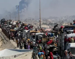 Israel Bombardir Gaza Tanpa Henti, Warga Palestina Tak Ada Tempat Tujuan Lagi