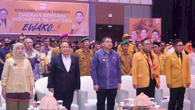 Munafri Arifuddin Ajak Partai Hanura Perkuat Pembangunan Daerah