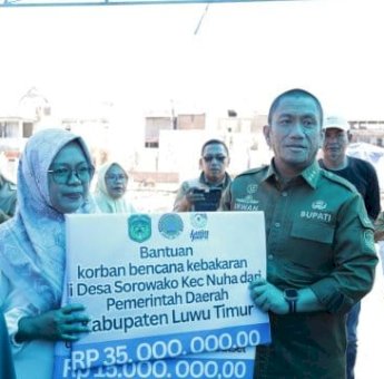 Bupati Pastikan Relokasi-Bantuan Tunai untuk Korban Kebakaran Sorowako
