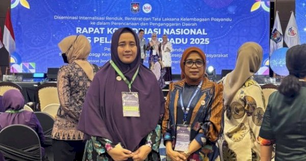Hadiri Rakornas di Jakarta, Ketua Pembina Posyandu Soppeng Suarni Harap Bisa Sukseskan 6 SPM Program Kegiatan