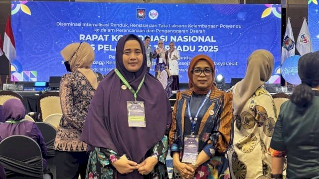 Hadiri Rakornas di Jakarta, Ketua Pembina Posyandu Soppeng Suarni Harap Bisa Sukseskan 6 SPM Program Kegiatan