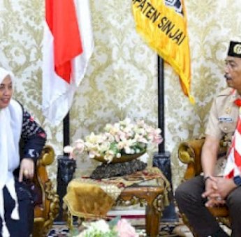 Bupati Ratnawati Terima Audiensi Kwarcab, Dukung Penuh Muscab Pramuka Sinjai