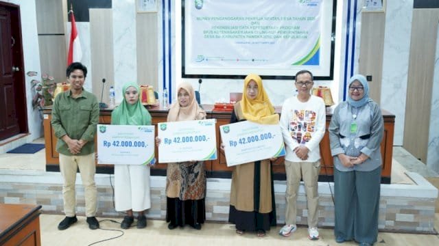 Kepesertaan BPJS Ketenagakerjaan Kades dan Perangkat Desa di Pangkep Capai 100 Psersen