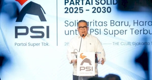 Dilantik Jadi Ketua Harian DPP PSI, Ahmad Ali: Tekad PSI Menang Besar di 2029